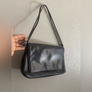Monsac original leather shoulder purse
